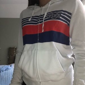 PINK Zip Up Sweatshirt